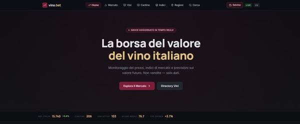 vino.bet da valore alla tua bottiglia di vino